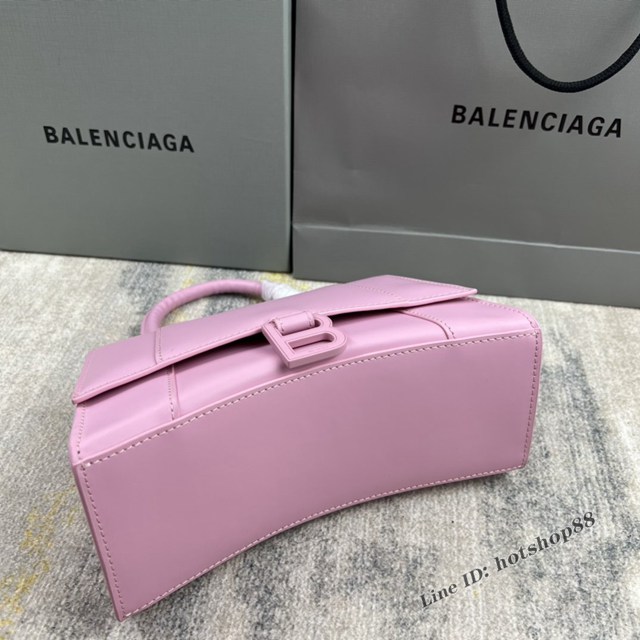 Balenciaga專櫃爆款新色鱷魚紋S號Hourglass沙漏包 巴黎世家頂級原單手提肩背包 款號：8895 fyj1225